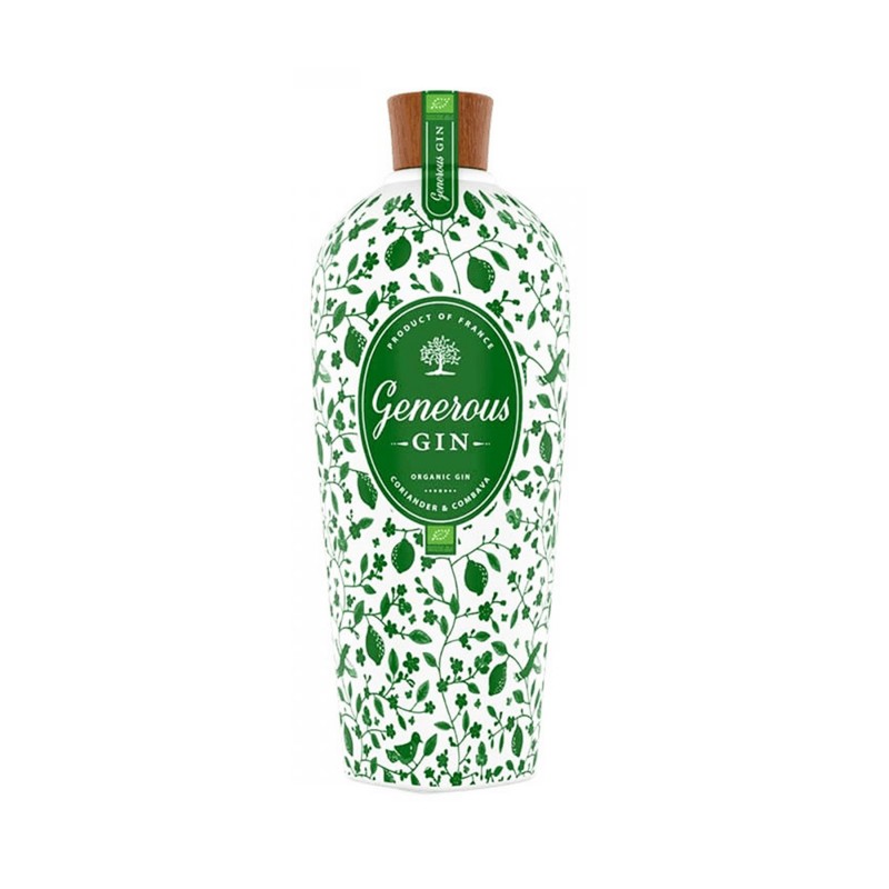 GIN GENEROUS ORGANIC X 750 ML