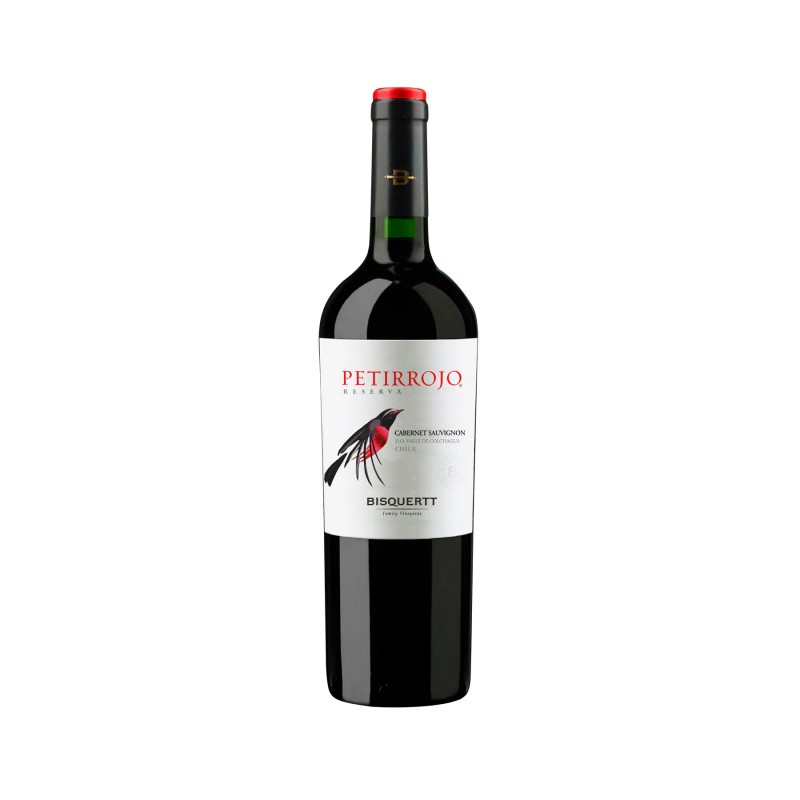 VINO TINTO PETIRROJO RESERVA CABERNET SAUVIGNON 750ml